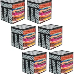 SHREE SANWARIYA CREATIONS BLACK BINDI BOX PACK OF 6 Poly-canvas Laundry Bag-image-22