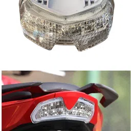vtrust Tail Back Light for Bike, Compatible with Apache RTR 160 4V Brake Light Motorbike LED for TVS (16 V, 9 W) image 2