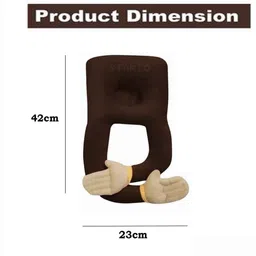 stakio Microfibre Baby Pillow Pack of 1 Solid image 2