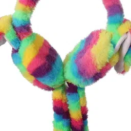 dvimart Ultra-Soft Winter Fluffy Earmuffs with 3D Kitty Ears for Kids’ Cold Protection Ear Muff image 5