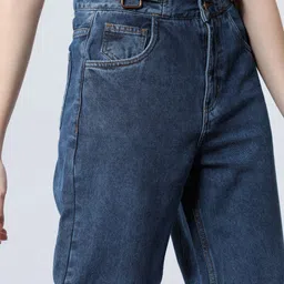 tokyo talkies Women Flared Mid Rise Blue Jeans image 4