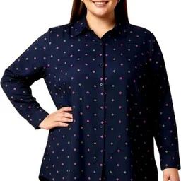 stylemyth Women Regular Fit Printed Built-up Collar Casual Shirt-picture-27