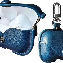 casikart Leather Latch Earbuds Case For Airpod Pro & Pro 2 image 2