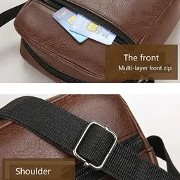 backroar Vegan Leather Messenger bag Messenger Bag image 3