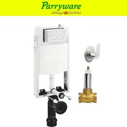 parryware Half Frame Concealed Cistern, Concealed body with upper part set of 1 pic 302 Dual Flush Tank-picture-30