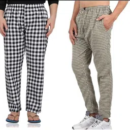 js fashion world Pack of 2 Men Pyjama image 1
