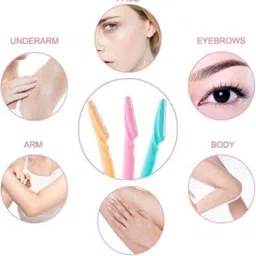 hidden beauty Woman Eyebrow Razor, Face & Eyebrow Hair Shaper Razor Shaver Trimmer Shaving FK1, Men & Women image 4