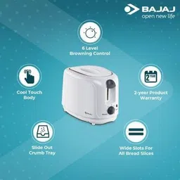 bajaj by bajaj ATX 4 750 W Pop Up Toaster image 4