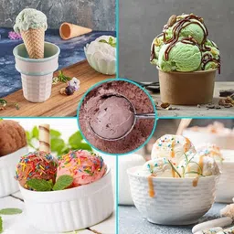 maune hub ice cream scooper Disposable Stainless Steel Ice-cream Spoon image 3