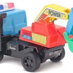 shrisha creation Excavator Construction Bulldozer Long Crane Engineering Vehicle Unbreakable Toy image 2