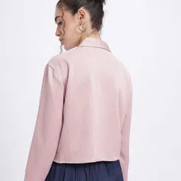 glitchez Casual Regular Sleeves Solid Women Red Top image 4