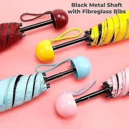 saanvi enterprisez Portable Mini Umbrella Pocket Umbrella for Men & Kids Bottle Umbrella for UV RAY Umbrella image 3