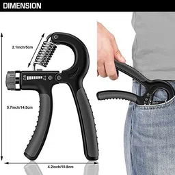 selva Wrist Exercise Hand Gripper For Arm Strength & Wide Arm-S1 Hand Grip/Fitness Grip image 3