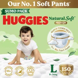 huggies Natural Soft Premium Baby, Cloud Softness All Over, Large - L-picture-36