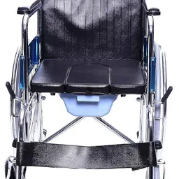 easylife Foldable Commode U-Cusion Commode Manual Wheelchair image 2