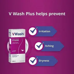vwash Plus Expert Intimate Hygiene Intimate Wash (Pack Of 2) Intimate Wash image 2