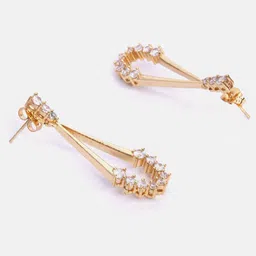 minutiae Drops & Danglers Earrings Crystal Brass Drops & Danglers image 3