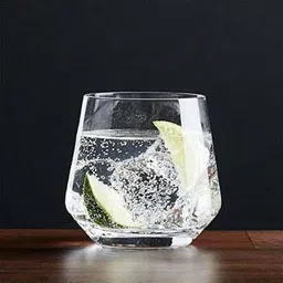 (Pack of 6) Stylish Crystal Clear Tumbler Whiskey Wine Glass Set of 6 Glass Set Water/Juice Glass-image-3