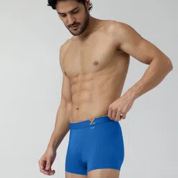 xyxx Pack of 2 Traq Anti-bacterial Odour-free cotton Solid Men Trunk image 3