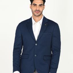 killer Men Self Design Single Breasted Casual Blazer-picture-5