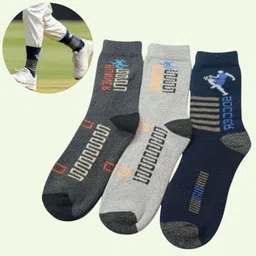 naosucura Men Graphic Print Mid-Calf/Crew-picture-45