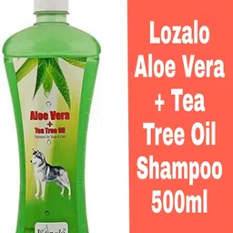 lozalo Whitening and Color Enhancing Aloe Vera + Tea Tree Oil Dog Shampoo-picture-15