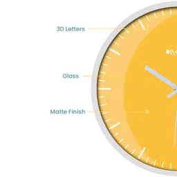 olive tree Levi White ABS Plastic Wall Clock image 5