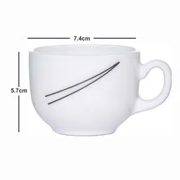 cello Opal 6pcs Tea/Coffee Cup Set image 3