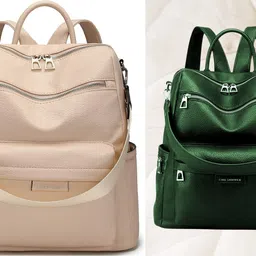 spinsell Medium 25 L Backpack Medium 26 L Backpack for Women Convertible Travel Vintage-picture-18
