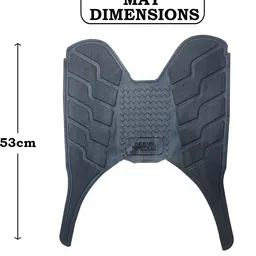 autoxygen Maestro Edge Black Scooter Foot Mat For Hero Maestro Edge 125 Two Wheeler Mat image 4