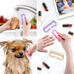 roodiles 2 Nail Filers & 1 Nail Scrub Brush Combo | Professional Nail Care & Cleaning Set for Smooth, Shiny Nails image 5