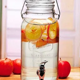 dsrpc Glass 3800 ml Water & Juice Dispenser with lid Bottled Water Dispenser-picture-10