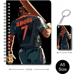 craft maniacs DHONI 2023 NOTEBOOK COLLECTION A5 Notebook RULED 160 Pages image 2