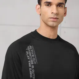 technosport Men Full Sleeve Solid Sweatshirt image 4