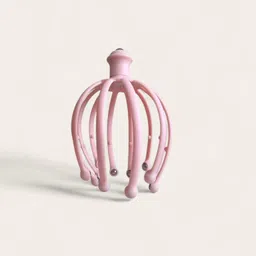 bharatcrafts silicon scalp massager image 1