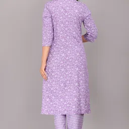 blushwork Women Viscose Rayon Kurta Pant Dupatta Set image 2