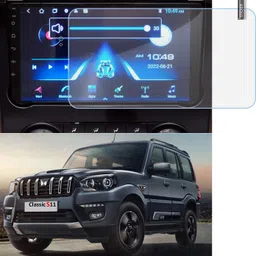 BOMGUARD Impossible Screen Guard for MAHINDRA SCORPIO S11 CLASSIC 9H Unbreakable Car Infotainment System Screen Protector-picture-45