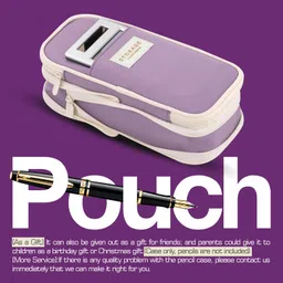 egab Student Series Plain Art Plastic Pencil Box image 3