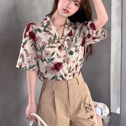 leriya fashion Casual Regular Sleeves Printed Women Multicolor Top-picture-21