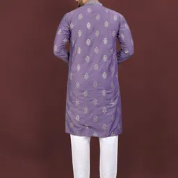 krm Men Embroidered Viscose Rayon Straight Kurta image 2