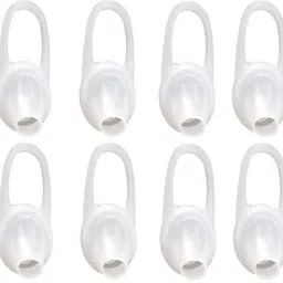 BUMTECH 8 Pcs white Bluetooth Silicon Earbud In The Ear Headphone Cushion-picture-18