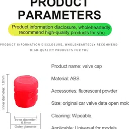 vinsh enterprise Plastic Tyre Valve Cap for Car image 2