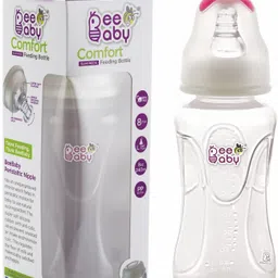 beebaby Comfort Slim Neck Baby Feeding Bottle. 100% BPA Free (Pink) (240 ML / 8 Oz.) - 240 ml-picture-11