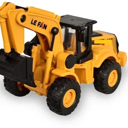 just craft Unbreakable Small Excavator Construction Truck Toy for Kids 3+ Years (Yellow)-picture-44