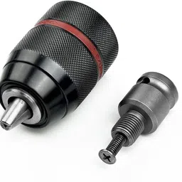 uptodateprouducts 2-13mm Drill Chuck Converter 1/2-20UNF Self-Locking Keyless Quick Change Hex Shank SDS-Plus Square Socket Driver Tool Adaptor image 3