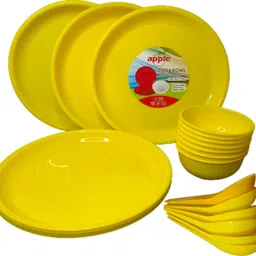 x pods Pack of 18 Plastic Dinner Set-picture-22