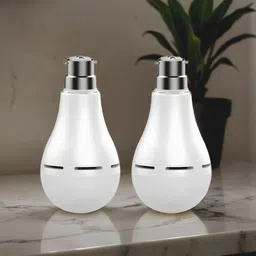 guggu Emergency bulb 12W LED & 2000mAh battery 4hrs inverter light pack of 2 bulbH2292 4 hrs Bulb Emergency Light-picture-12