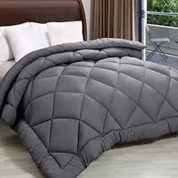 convallexa Solid Double Mink Blanket for Heavy Winter image 1