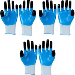 Nitrile Coating Work Safety Gloves, Hand & Fingers Durable & Comfortable Gloves Climbing Gloves-image-51