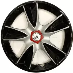 alpinezo CAR WHEEL CAP/WHEEL COVER MAPPLE DEGINE "SILVER_BLACK_AND_MIDDLE_RED" 14 INCH Wheel Cover For Maruti Celerio, Ritz, Swift, Indigo, Brio, KUV 100, Micra, Swift Dzire, Xcent, Amaze, Grand i10, Figo, Vista image 3